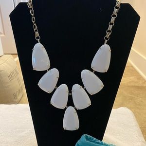 Rare...White Kendra Scott necklace
